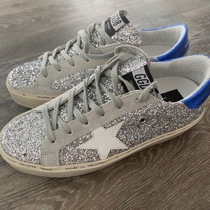 Golden Goose Silver Glitter